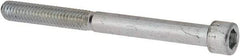 Made in USA - 5/16-18 UNC Hex Socket Drive, Socket Cap Screw - Alloy Steel, Zinc-Plated Finish, Partially Threaded, 3-1/2" Length Under Head - Industrial Tool & Supply