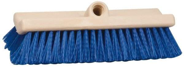 PRO-SOURCE - Polypropylene Scrub Brush - 10" OAL, Blue - Industrial Tool & Supply