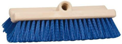 PRO-SOURCE - Polypropylene Scrub Brush - 10" OAL, Blue - Industrial Tool & Supply