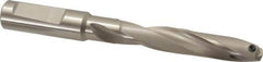 Guhring - 17/32 to 0.551" Diam, 72.6mm Max Depth, 15.88mm Shank Diam, 141mm OAL, Replaceable Tip Drill - HT 800 WP Insert, Series 4108 - Industrial Tool & Supply
