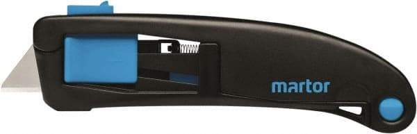 Martor USA - Retractable Utility Knife - 3/4" Blade, Polycarbonate Handle, 1 Blade Included - Industrial Tool & Supply