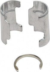 Quantum Storage - Open Shelving Accessory/Component - Aluminum, Aluminum Finish, Use with Wire Shelving Units - Industrial Tool & Supply