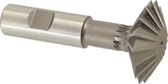 Keo - 1-7/8° 1-7/8" Cut Diam, 5/8" Cut Width, 3/4" Shank, High Speed Steel Double-Angle Cutter - Industrial Tool & Supply