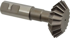Keo - 2-1/4° 2-1/4" Cut Diam, 3/4" Cut Width, 7/8" Shank, High Speed Steel Double-Angle Cutter - Industrial Tool & Supply