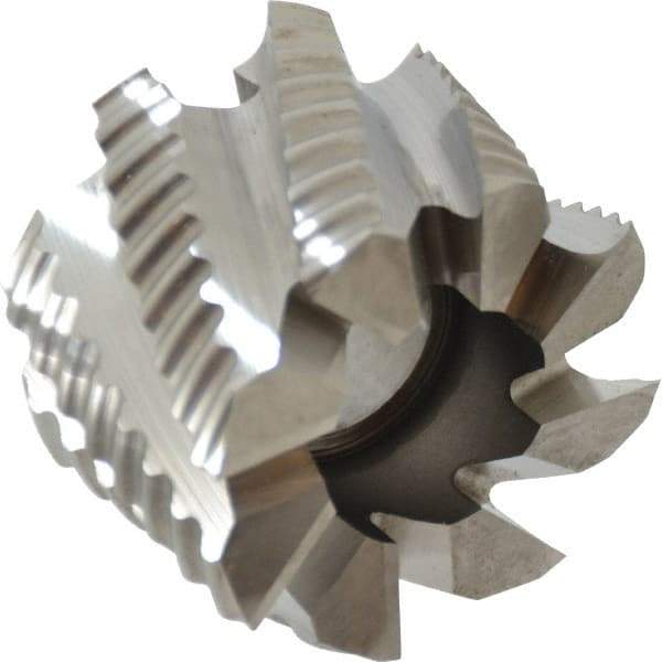 Keo - 2" Diam, 3/4" Arbor Hole Diam, 1-3/8" Length of Cut, 8 Flute, Cobalt, Rougher Shell End Mill - Right Hand Cut, Right Hand Spiral Flute, Uncoated - Industrial Tool & Supply