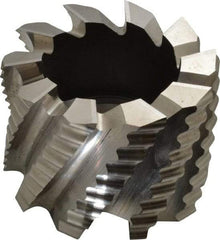 Keo - 3" Diam, 1-1/4" Arbor Hole Diam, 2" Length of Cut, 10 Flute, Cobalt, Rougher Shell End Mill - Right Hand Cut, Right Hand Spiral Flute, Uncoated - Industrial Tool & Supply