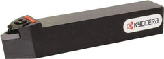 Kyocera - WTEN, Neutral Cut, 60° Lead Angle, 25mm Shank Height x 25mm Shank Width, Negative Rake Indexable Turning Toolholder - 150mm OAL, TN.. 33.. Insert Compatibility, Series WTEN - Industrial Tool & Supply