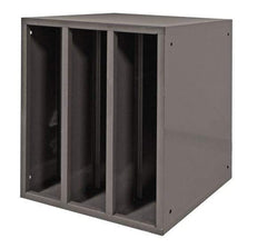 Durham - Gray Hydraulic Hose Cabinet - 25" Wide x 25" High x 23" Deep, Steel - Industrial Tool & Supply