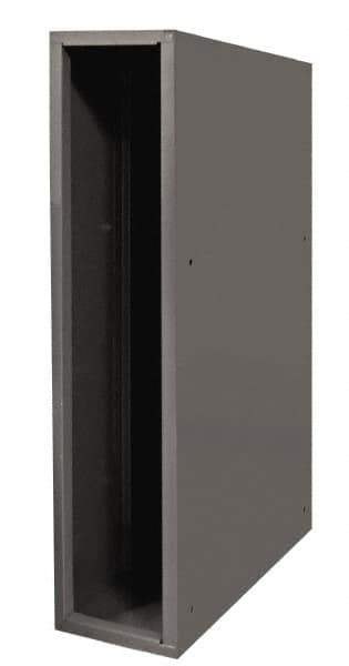 Durham - Gray Hydraulic Hose Cabinet - 36" Wide x 25" High x 10" Deep, Steel - Industrial Tool & Supply