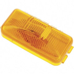 Truck-Lite - 2-1/2" Long, 0.33 Amp, Incandescent Side Marker Light Kit - 12 Volts, Yellow - Industrial Tool & Supply