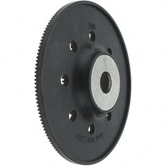 Made in USA - 5" Diam Disc Backing Ribber Backing Pad - Industrial Tool & Supply