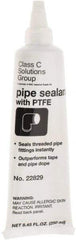 Made in USA - 250 mL Tube Thread Sealant - PTFE Based, 400°F Max Working Temp - Industrial Tool & Supply