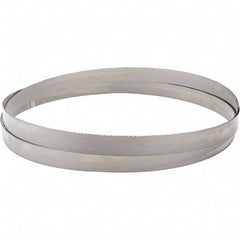 M.K. MORSE - 8 to 12 TPI, 10' 10-1/2 Long x 1" Wide x 0.035" Thick, Welded Band Saw Blade - Bi-Metal, Toothed Edge, Modified Raker Tooth Set, Flexible Back, Contour Cutting - Industrial Tool & Supply