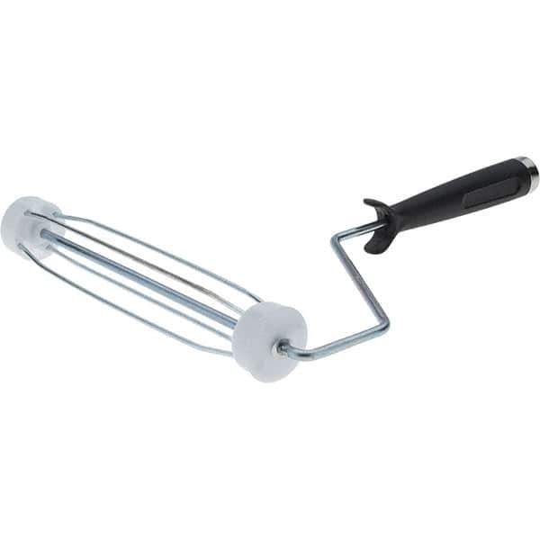 Weiler - 9" Wide Roller Frame - Metal Frame, Plastic Handle - Industrial Tool & Supply