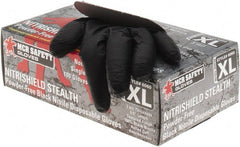 MCR Safety - Size XL, 3 mil, Powder Free Nitrile Disposable Gloves - Industrial Tool & Supply