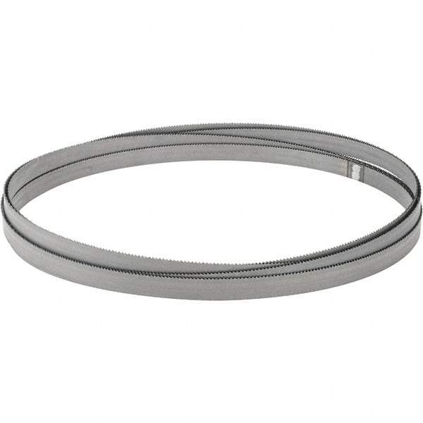 M.K. MORSE - 14 TPI, 12' 6 Long x 1/2" Wide x 0.025" Thick, Welded Band Saw Blade - Bi-Metal, Toothed Edge, Raker Tooth Set, Hard Back, Contour Cutting - Industrial Tool & Supply