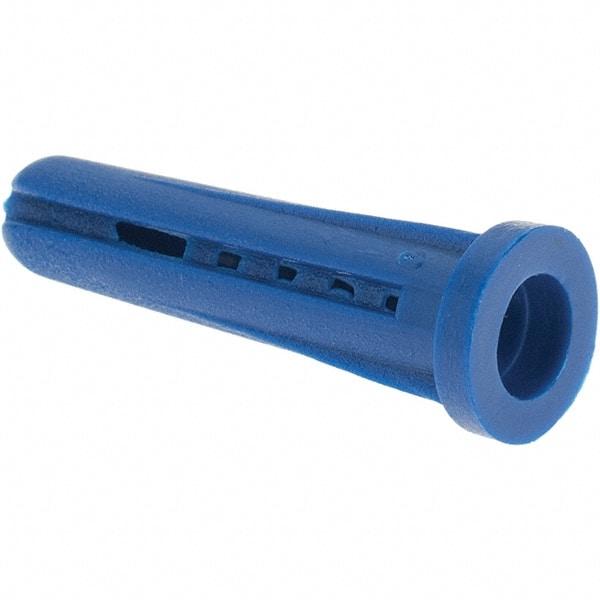 Value Collection - #8 to #10 Screw, 3/16" Diam, 7/8" Long, Plug Drywall & Hollow Wall Anchor - Plastic, Use with Concrete/Masonry, Drywall & Wallboard - Industrial Tool & Supply