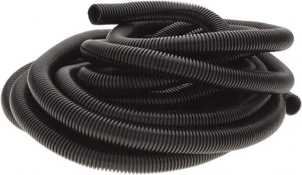 Value Collection - 25' Long, Flexible Wire Loom Conduit - Plastic, 3/4" ID - Industrial Tool & Supply