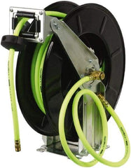 Legacy - 50' Spring Retractable Hose Reel - 300 psi, Hose Included - Industrial Tool & Supply