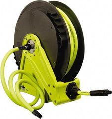 Legacy - 50' Spring Retractable Hose Reel - 300 psi, Hose Included - Industrial Tool & Supply