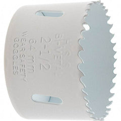 Value Collection - 2-1/2" Diam, 1-1/2" Cutting Depth, Hole Saw - Bi-Metal Saw, Toothed Edge - Industrial Tool & Supply