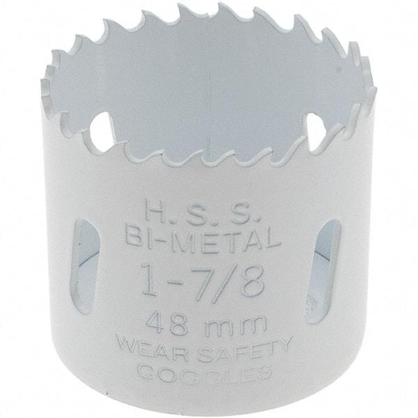 Value Collection - 1-7/8" Diam, 1-1/2" Cutting Depth, Hole Saw - Bi-Metal Saw, Toothed Edge - Industrial Tool & Supply