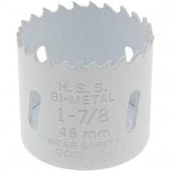 Value Collection - 1-7/8" Diam, 1-1/2" Cutting Depth, Hole Saw - Bi-Metal Saw, Toothed Edge - Industrial Tool & Supply