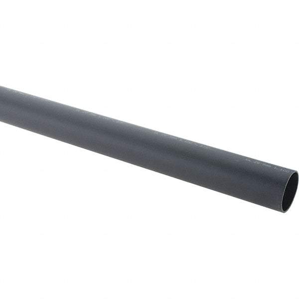 Value Collection - 48" Long Heat Shrink Electrical Tubing - Black - Industrial Tool & Supply