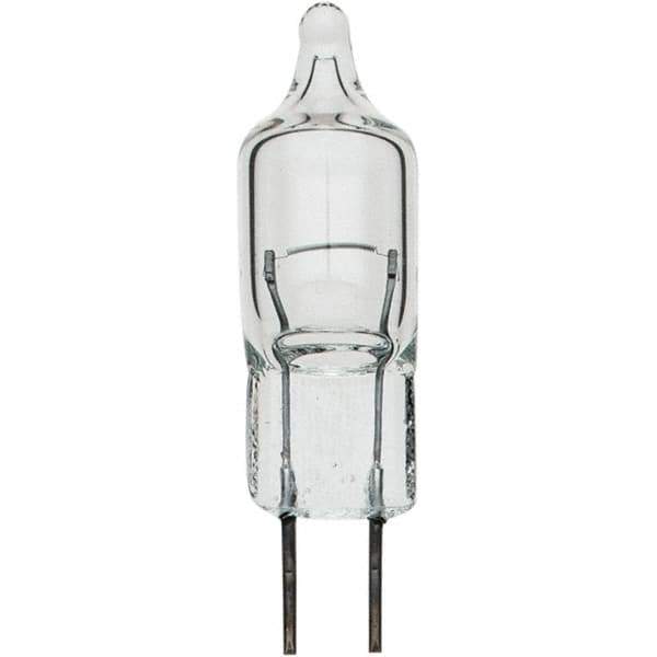 Import - 12 Volt, Halogen Miniature & Specialty T2-1/4 Lamp - G4 Bi-Pin Base - Industrial Tool & Supply
