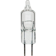 Import - 12 Volt, Halogen Miniature & Specialty T2-1/4 Lamp - G4 Bi-Pin Base - Industrial Tool & Supply