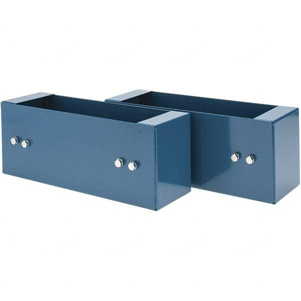 Value Collection - Black, Steel, Cabinet Universal Base Lug - 5" Wide x 12-1/2" Deep x 4" High Body - Industrial Tool & Supply