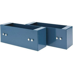 Value Collection - Black, Steel, Cabinet Universal Base Lug - 5" Wide x 12-1/2" Deep x 4" High Body - Industrial Tool & Supply