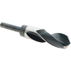 Import - 1-1/16" Drill, 118° Point, High Speed Steel Silver Deming & Reduced Shank Drill Bit - Industrial Tool & Supply
