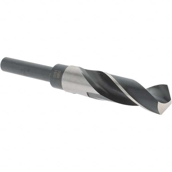 Import - 55/64" Drill, 118° Point, High Speed Steel Silver Deming & Reduced Shank Drill Bit - Industrial Tool & Supply