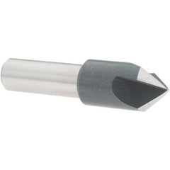 Value Collection - 1/2" Head Diam, 3/8" Shank Diam, 3 Flute 82° High Speed Steel Countersink - Industrial Tool & Supply
