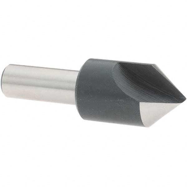 Value Collection - 7/8" Head Diam, 1/2" Shank Diam, 1 Flute 82° High Speed Steel Countersink - Industrial Tool & Supply