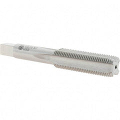 Import - 1/2-20 UNF, H3, 4 Flute, Plug Chamfer, Bright Finish, High Speed Steel Hand STI Tap - 3-19/32" OAL, 1-21/32" Thread Length - Exact Industrial Supply