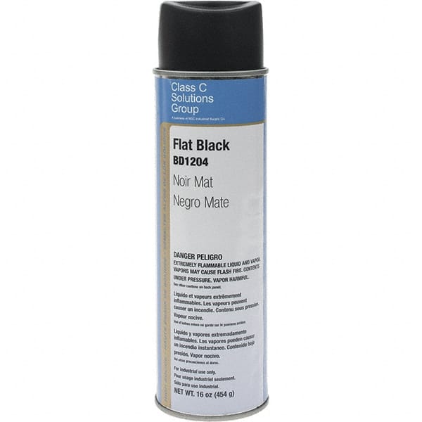Made in USA - Spray Paints Type: Spray Paint Color: Black - Industrial Tool & Supply