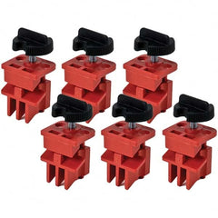 Brady - Electrical Equipment Lockouts Type: Multi-Pole Circuit Breaker Lockout Maximum Cord Diameter (Decimal Inch): 0.2812 - Industrial Tool & Supply