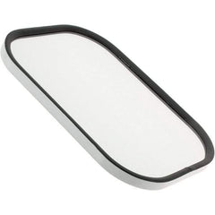 Truck-Lite - 7-1/2" Long to 5-1/2" Wide Automotive Truck Mirror Head - White, Steel - Industrial Tool & Supply