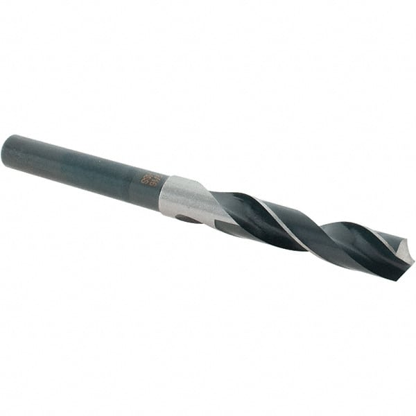 Import - 9/16" Drill, 118° Point, High Speed Steel Silver Deming & Reduced Shank Drill Bit - Industrial Tool & Supply
