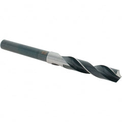Import - 9/16" Drill, 118° Point, High Speed Steel Silver Deming & Reduced Shank Drill Bit - Industrial Tool & Supply