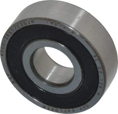 SKF - 10mm Bore Diam, 26mm OD, Double Seal Deep Groove Radial Ball Bearing - 8mm Wide, 1 Row, Round Bore, 1,960 Nm Static Capacity, 4,750 Nm Dynamic Capacity - Industrial Tool & Supply