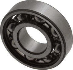 SKF - 12mm Bore Diam, 28mm OD, Open Deep Groove Radial Ball Bearing - 8mm Wide, 1 Row, Round Bore, 2,360 Nm Static Capacity, 5,400 Nm Dynamic Capacity - Industrial Tool & Supply