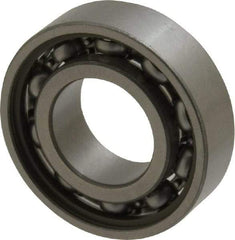SKF - 17mm Bore Diam, 35mm OD, Open Deep Groove Radial Ball Bearing - 10mm Wide, 1 Row, Round Bore, 3,250 Nm Static Capacity, 6,370 Nm Dynamic Capacity - Industrial Tool & Supply