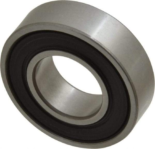 SKF - 17mm Bore Diam, 35mm OD, Double Seal Deep Groove Radial Ball Bearing - 10mm Wide, 1 Row, Round Bore, 3,250 Nm Static Capacity, 6,370 Nm Dynamic Capacity - Industrial Tool & Supply
