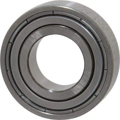 SKF - 17mm Bore Diam, 35mm OD, Double Shield Deep Groove Radial Ball Bearing - 10mm Wide, 1 Row, Round Bore, 3,250 Nm Static Capacity, 6,370 Nm Dynamic Capacity - Industrial Tool & Supply