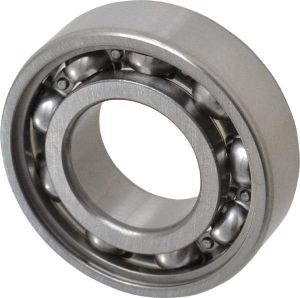 SKF - 20mm Bore Diam, 42mm OD, Open Deep Groove Radial Ball Bearing - 12mm Wide, 1 Row, Round Bore, 5,000 Nm Static Capacity, 9,950 Nm Dynamic Capacity - Industrial Tool & Supply