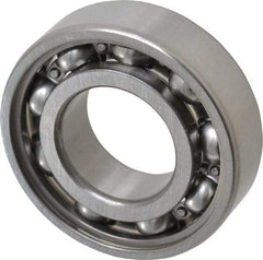 SKF - 20mm Bore Diam, 42mm OD, Open Deep Groove Radial Ball Bearing - 12mm Wide, 1 Row, Round Bore, 5,000 Nm Static Capacity, 9,950 Nm Dynamic Capacity - Industrial Tool & Supply