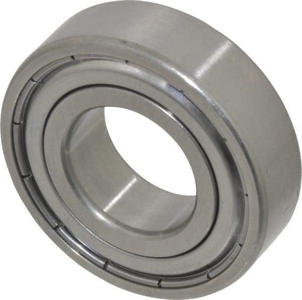 SKF - 20mm Bore Diam, 42mm OD, Double Shield Deep Groove Radial Ball Bearing - 12mm Wide, 1 Row, Round Bore, 5,000 Nm Static Capacity, 9,950 Nm Dynamic Capacity - Industrial Tool & Supply